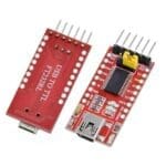 Convertisseur FTDI USB vers TTL 3.3 5.5V + Cable USB vers mini USB