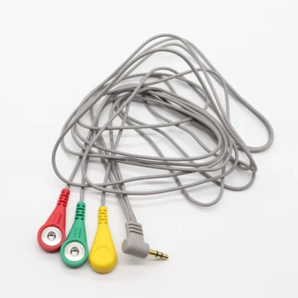 Cable capteur 3 fils électrodes ECG/EKG/EMG