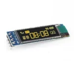 Ecran LCD OLED série I2C IIC de 0,91 pouces 128×32 (avec GND VCC) Blanc
