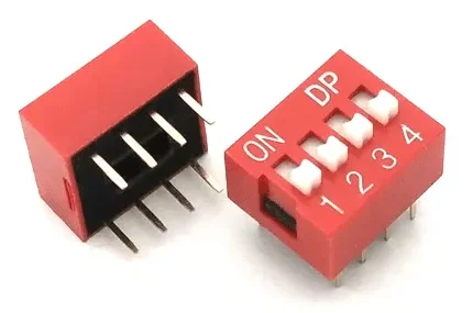 Interrupteur DIP Switch 4Pin 2,54 mm