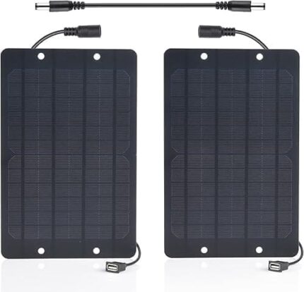 pack panneaux solaire - Pack chargeur de 2 Panneaux solaire 6W 5V pour camping - Didactico Tunisie